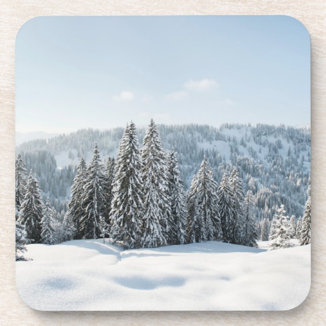 Dessous-de-verre Glace et neige | Allgäu Bavaria Allemagne (Devant)