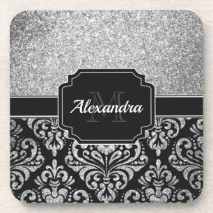 Dessous-de-verre Glitter Damask