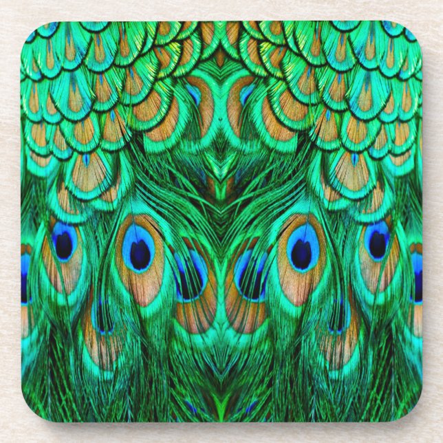 Dessous-de-verre Glorious Peacock (Devant)