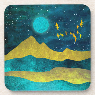 Dessous-de-verre Golden Flock