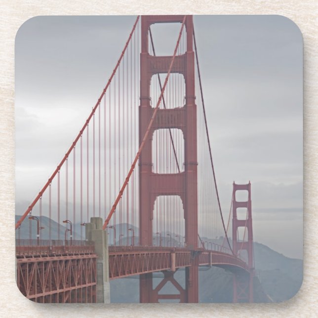 Dessous-de-verre Golden gate bridge en brume (Devant)
