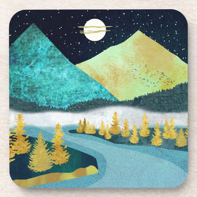 Dessous-de-verre Golden River (Devant)