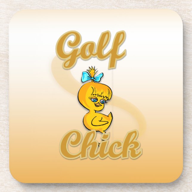 Dessous-de-verre Golf Chick (Devant)