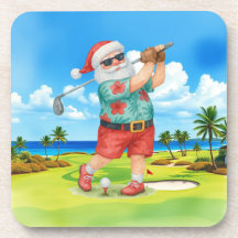 Golf Père Noël pour Noël été juillet