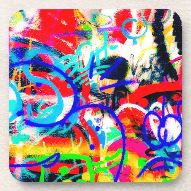 Dessous-de-verre Graffiti fou (Devant)