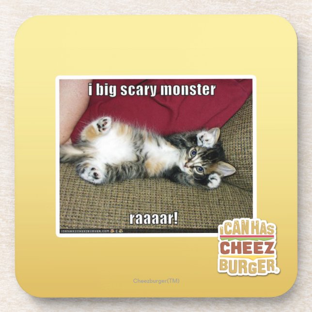 Dessous-de-verre Grand monstre I effrayant (Devant)