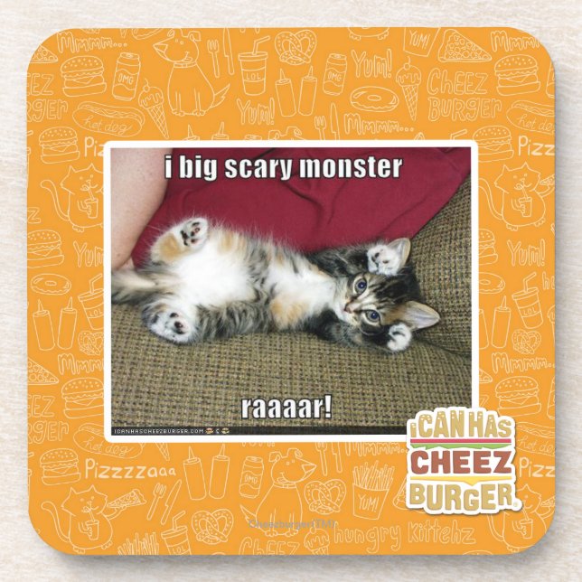 Dessous-de-verre Grand monstre I effrayant (Devant)