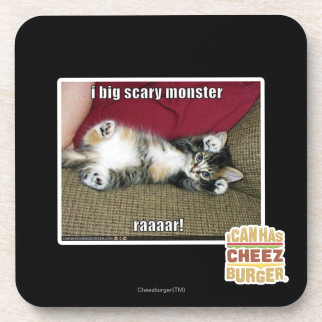 Dessous-de-verre Grand monstre I effrayant (Devant)