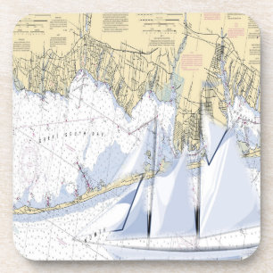 Dessous-de-verre Grands caboteurs du sud de New York de baie de