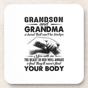 Dessous-de-verre Grandson et grand-mère Bond.