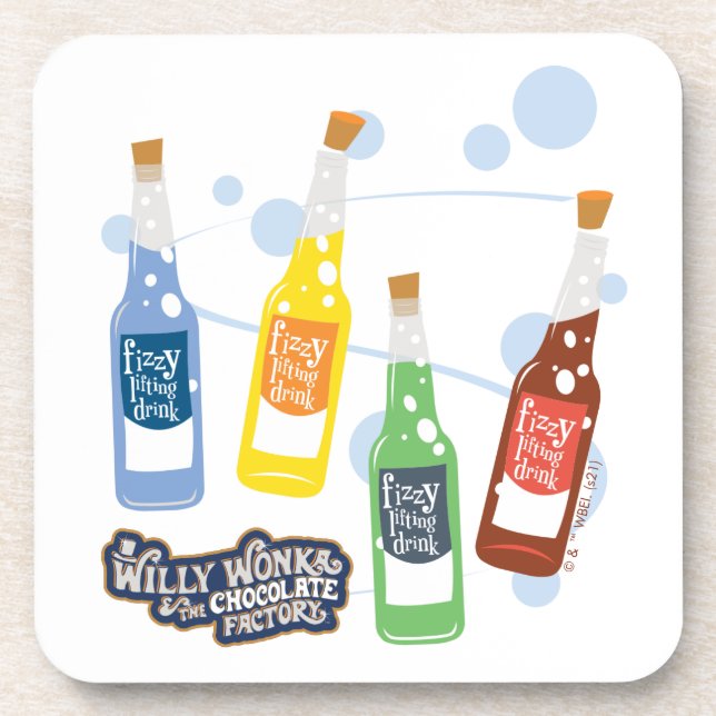 Dessous-de-verre Graphique de boisson de levage Fizzy (Devant)