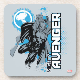 Dessous-de-verre Graphique de personnage de Mighty Avenger