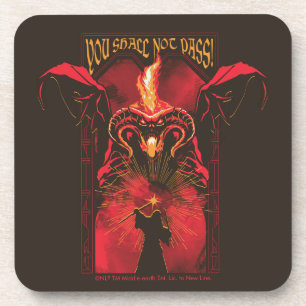 Dessous-de-verre Graphisme « GANDALF™ contre Balrog “Tu ne passeras
