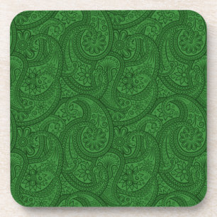 Dessous-de-verre Green Paisley