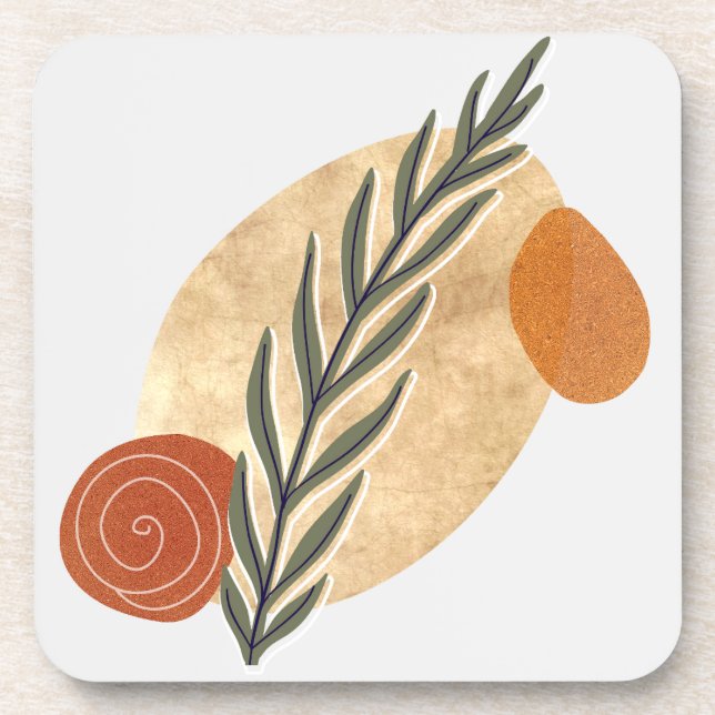 Dessous-de-verre Green Stalk Boho (Devant)