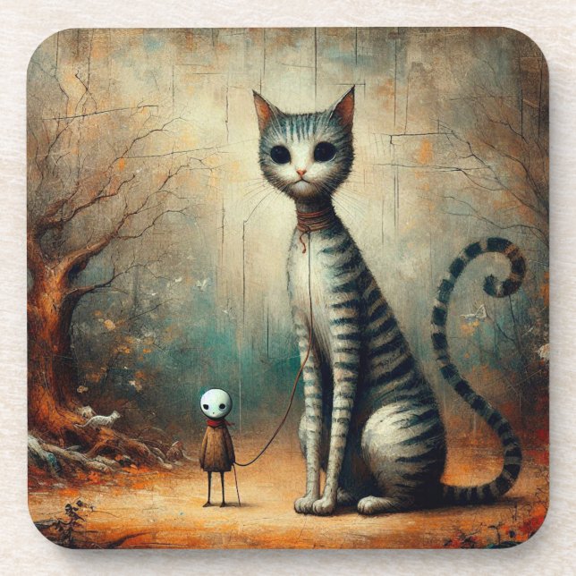 Dessous-de-verre Gros chat (Devant)