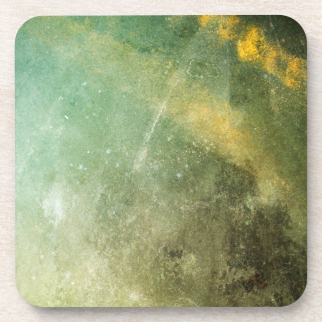 Dessous-de-verre Grunge en vert (Devant)
