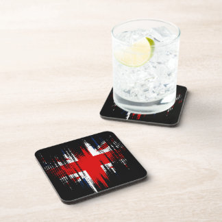 Dessous-de-verre Grunge Union Jack British Flag Coaster