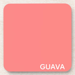 Dessous-de-verre Guava pink color name