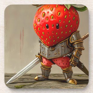 Dessous-de-verre Guerrier Fraise