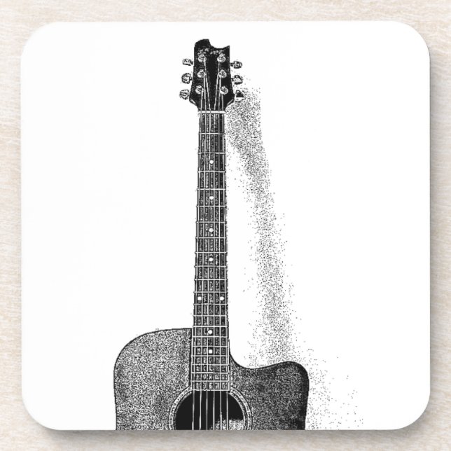 Dessous-de-verre Guitare classique (Devant)