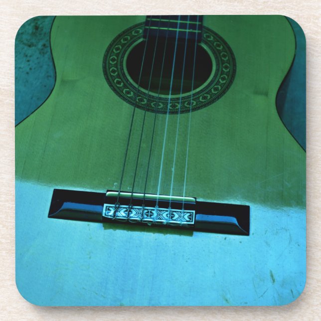 Dessous-de-verre Guitare d'Aqua (Devant)