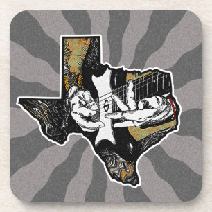 Dessous-de-verre Guitare du Texas