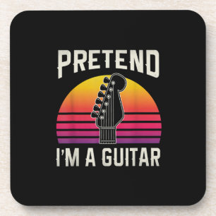 Dessous-de-verre Guitariste Prétendre Que Je Suis Un Anniversaire G