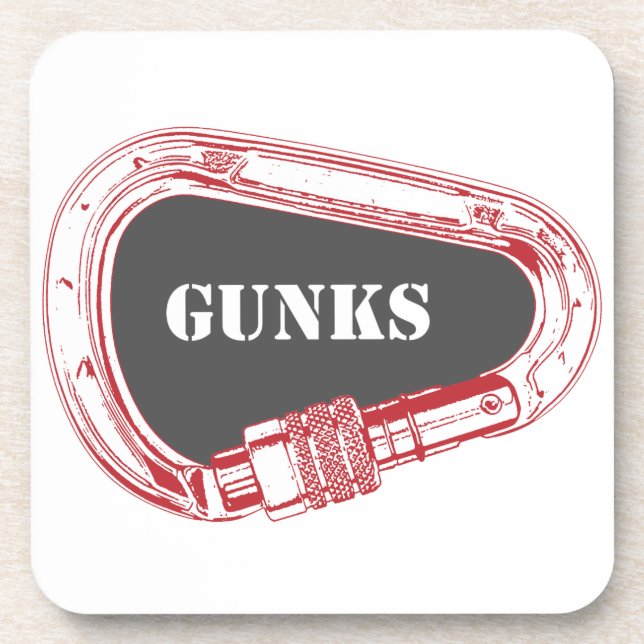 Dessous-de-verre Gunks Escalade carabiner (Devant)