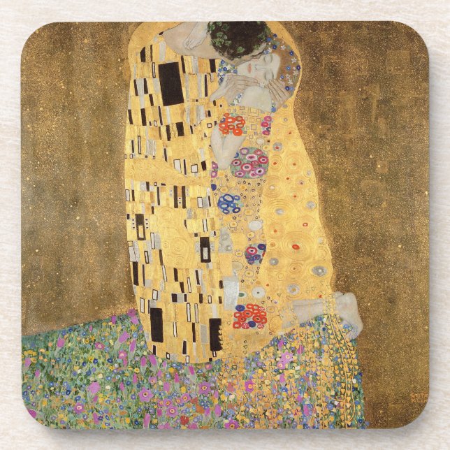 Dessous-de-verre Gustav Klimt | The Kiss, 1907-08 (Devant)