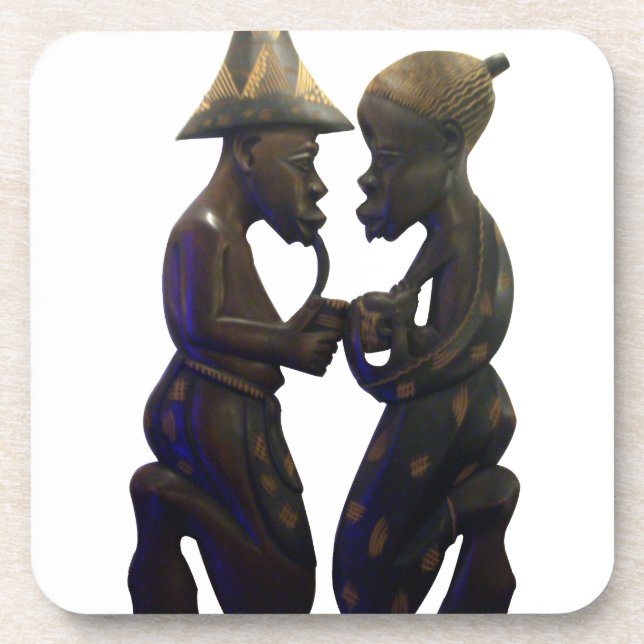 Dessous-de-verre Hakuna Matata S'amuser Old School est le meilleur (Devant)