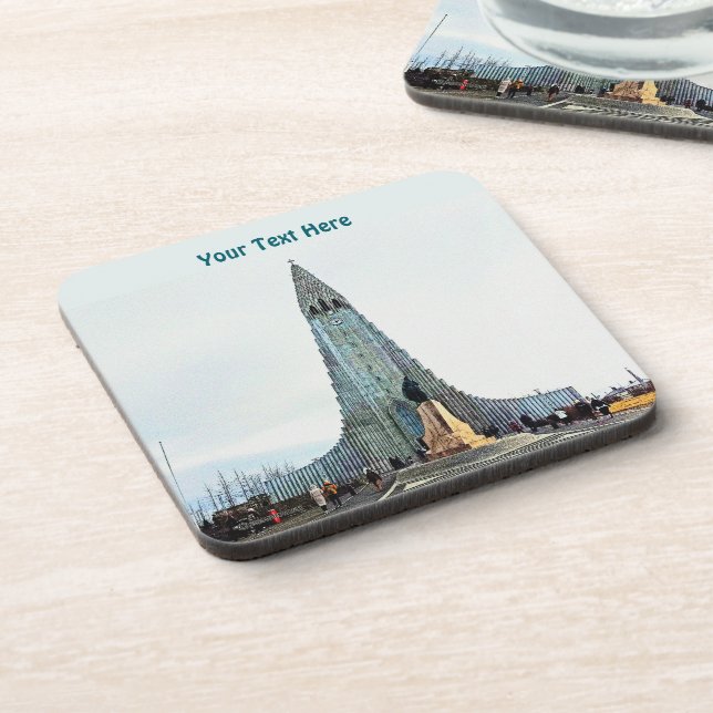 Dessous-de-verre Hallgrímskirkja, Reykjavik (Côté gauche)