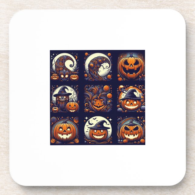 Dessous-de-verre Halloween Beverage Coaster (Devant)