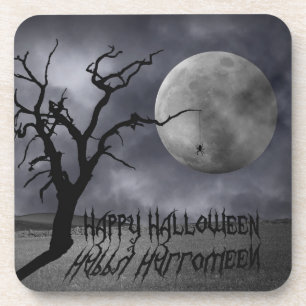 Dessous-de-verre Halloween paysager éffrayant