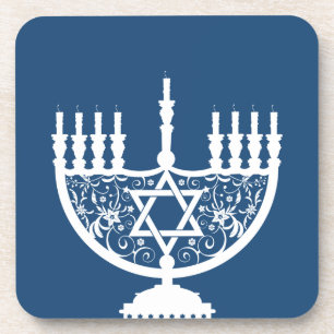 Dessous-de-verre Hanoukka Menorah