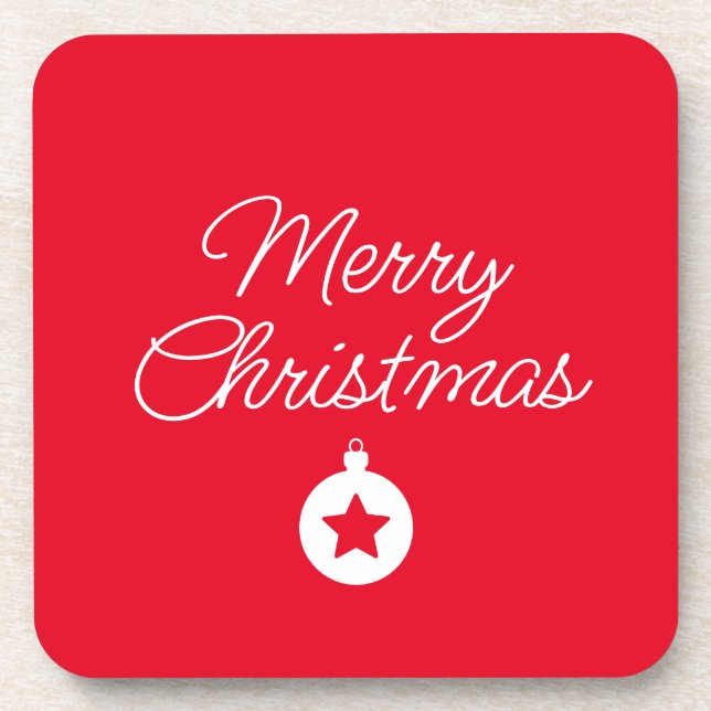 Dessous-de-verre Happy New Year Merry Christmas Holiday Season (Devant)
