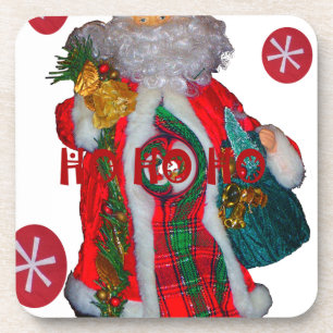 Dessous-de-verre Happy Père Noël Hohoho Salutations graphisme texte