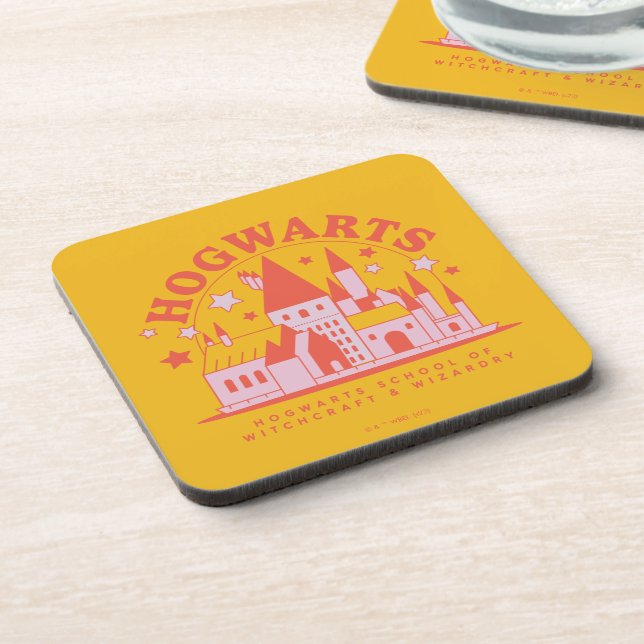 Dessous-de-verre HARRY POTTER™ | Cute HOGWARTS™ School (Côté gauche)