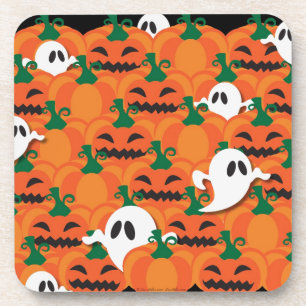 Dessous-de-verre Haunted Halloween Citrouille Patch Ghosts