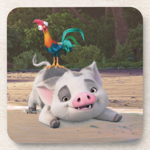 Dessous-de-verre Heihei et Pua Playtime
