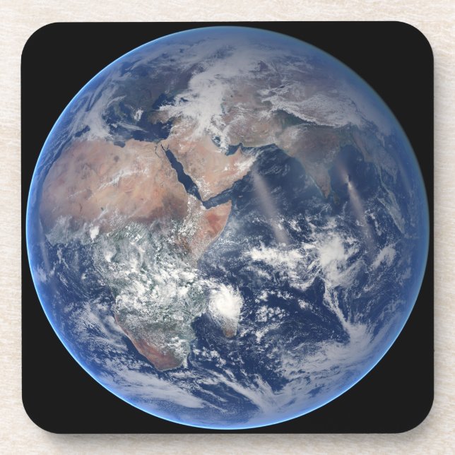 Dessous-de-verre Hémisphère Est Sur La Planète Terre. (Devant)