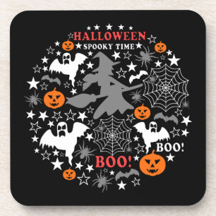 Dessous-de-verre Heure Éffrayante Halloween