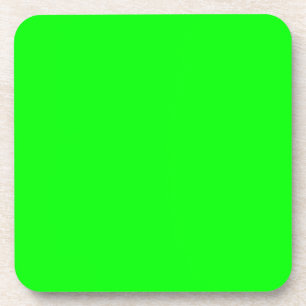 Dessous-de-verre Hex vert néon 00FF00