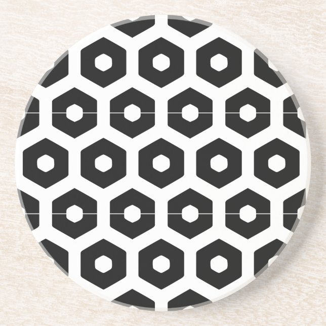 Dessous de verre - hexagones (Devant)