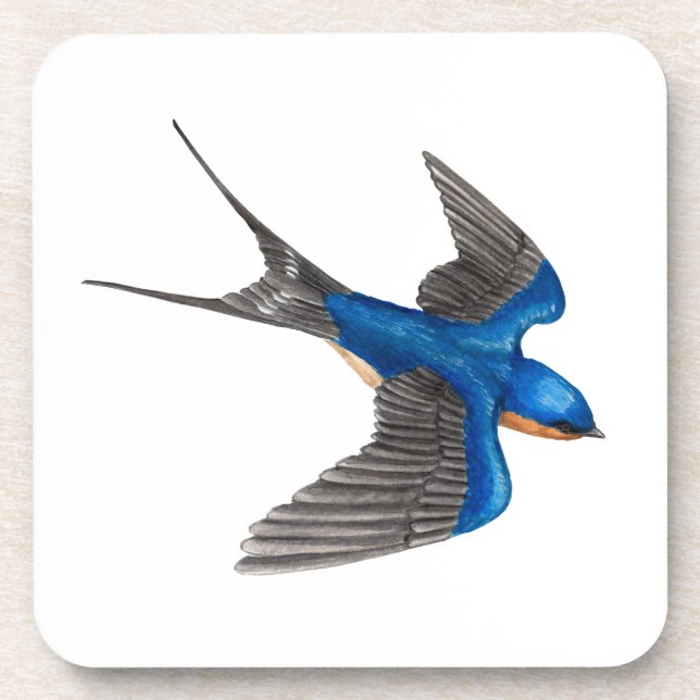 Dessous-de-verre Hirondelle à grange volante (Devant)