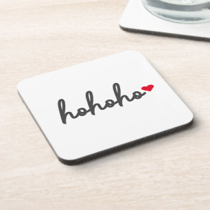 Dessous-de-verre Ho Ho   Christmas Heart Modern Minimalist