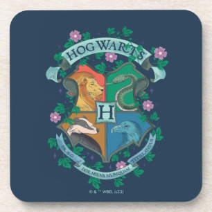 Dessous-de-verre HOGWARTS™ Floral Crest