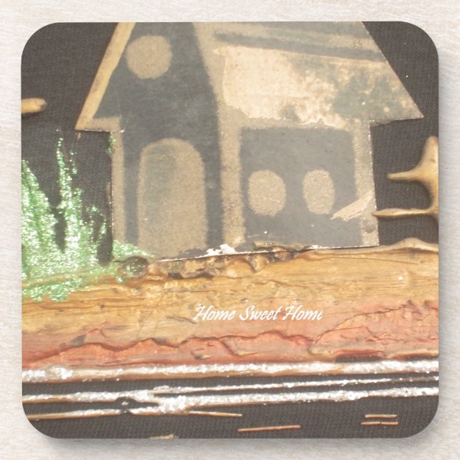 Dessous-de-verre Home Sweet Home Art Imprimer (Devant)