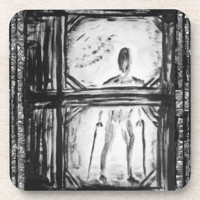 Dessous-de-verre Homme paralysé (Devant)