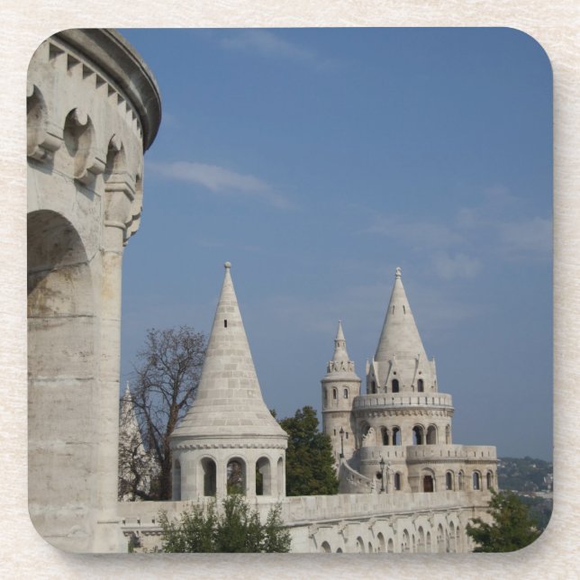 Dessous-de-verre Hongrie, capitale de Budapest. Buda, Château (Devant)